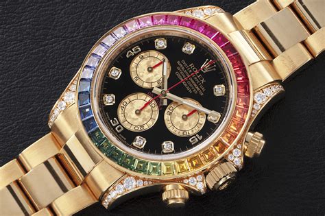 rolex daytona gold diamond price